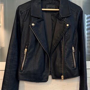 BLANK NYC Moto Gold Zipper Jacket